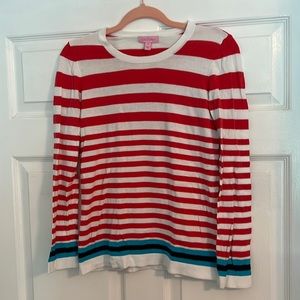 Lilly Pulitzer striped sweater size medium VGUC